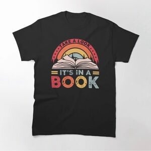 The Reading Rainbow Black Graphic T-Shirt